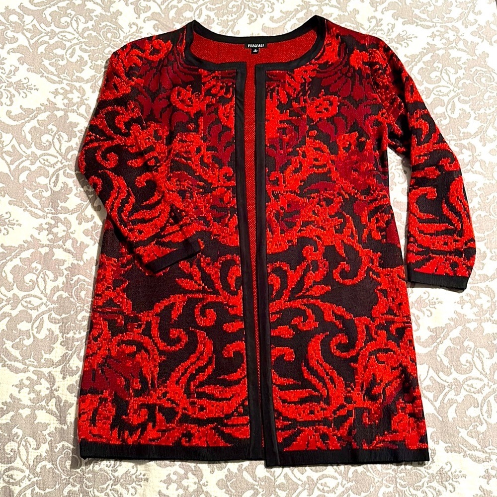 Roz & Ali Long Duster Cardigan